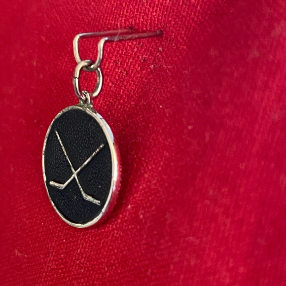 VTG I STG I JMF I Hockey Sticks Black Enamel Charm - Picture 11 of 16